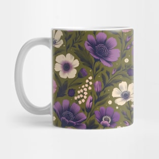 Purple Flowers Mug